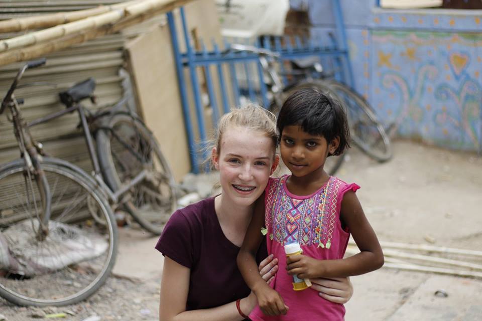 childcare volunteering in India